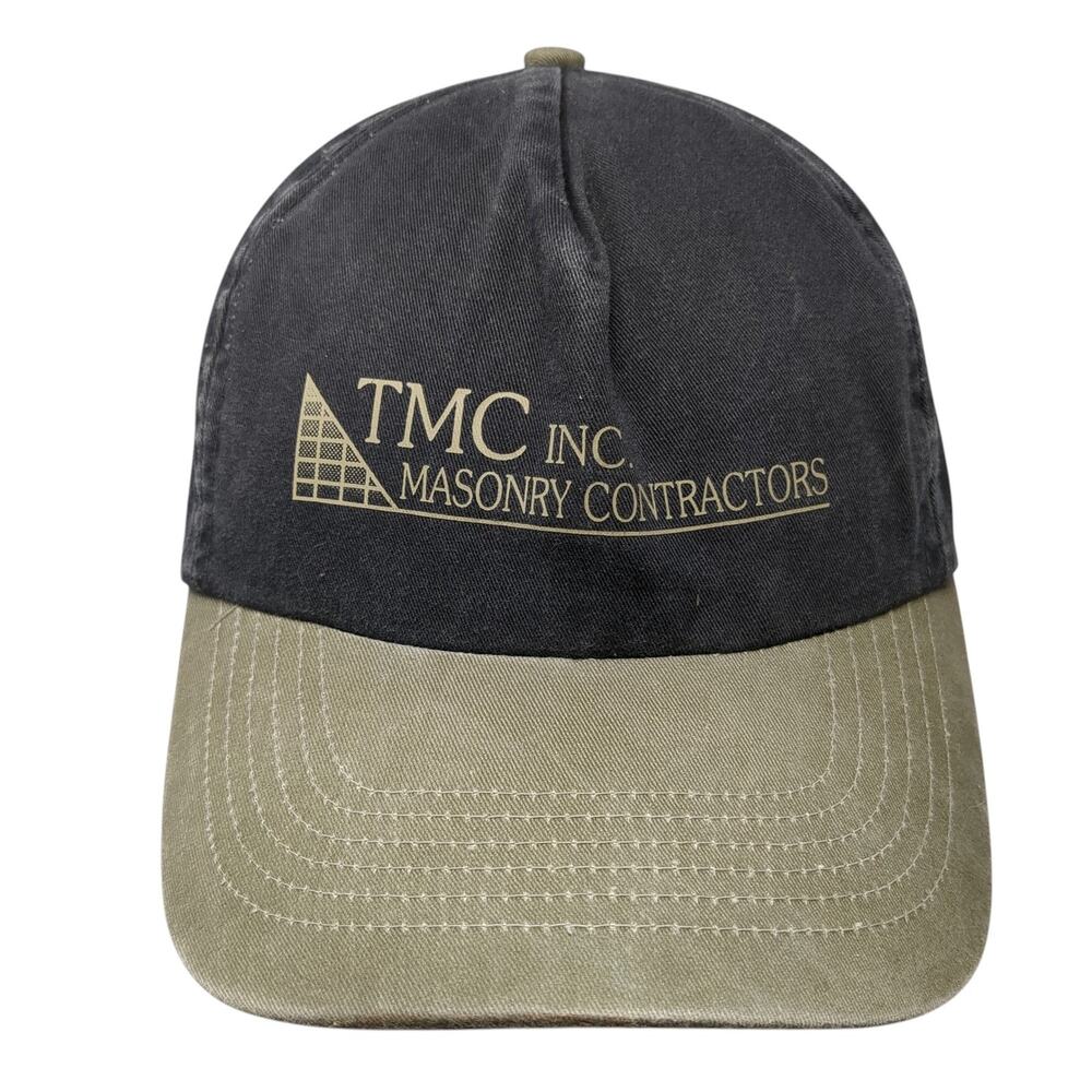 TMC Inc. Masonry Contractors Slideback 5 Panel Cap Gray One Size Hoxer Headwear